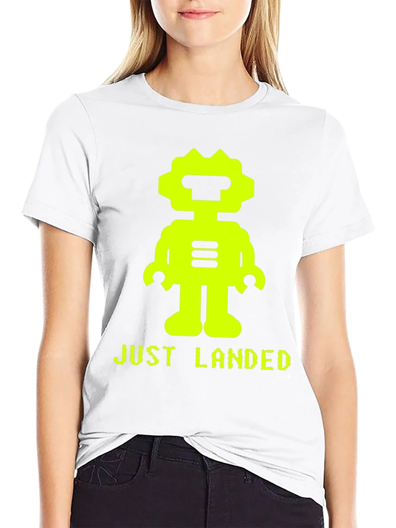 Just Landed Robot Graphic Tee