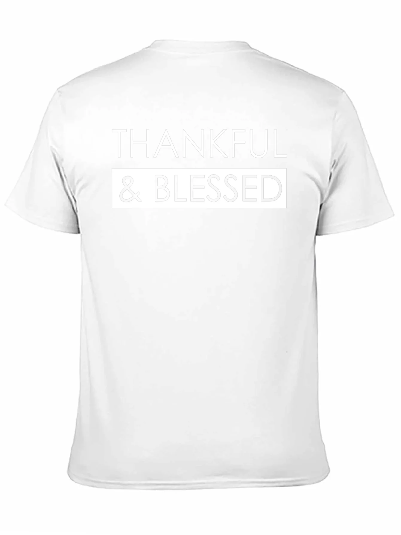 Thankful & Blessed Black Graphic Tee