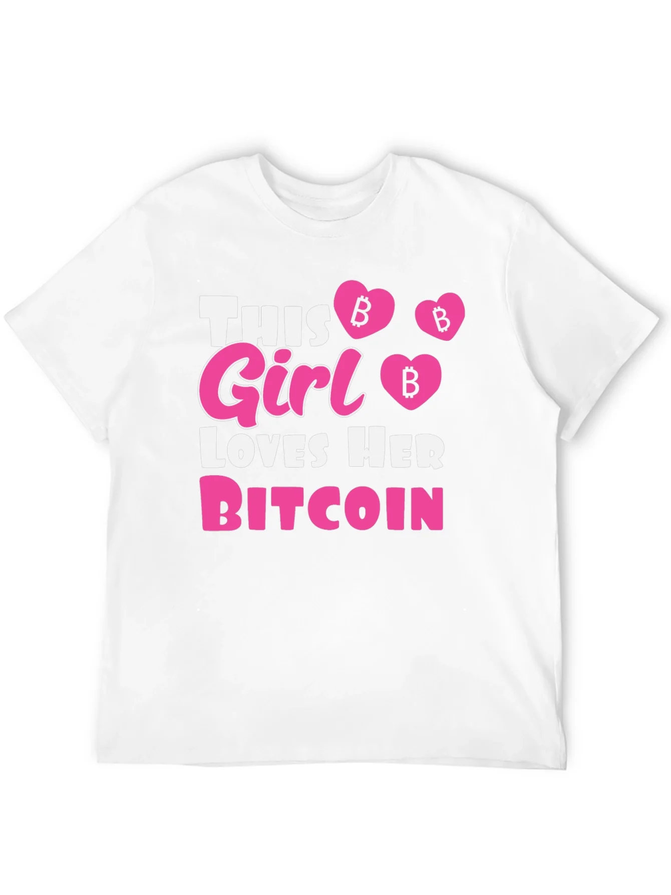 This Girl Loves Her Bitcoin Black T-Shirt