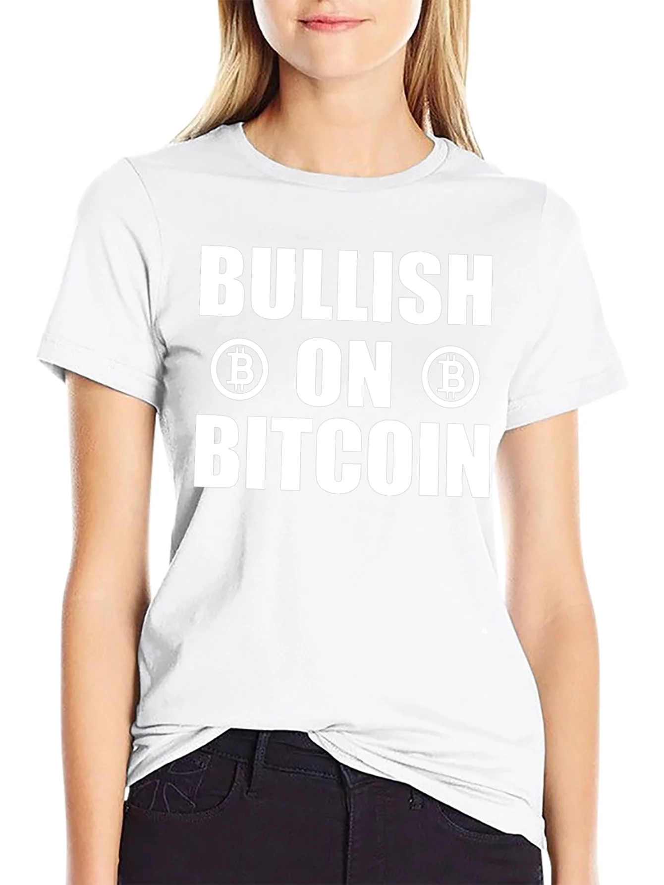 Bullish on Bitcoin Black T-Shirt