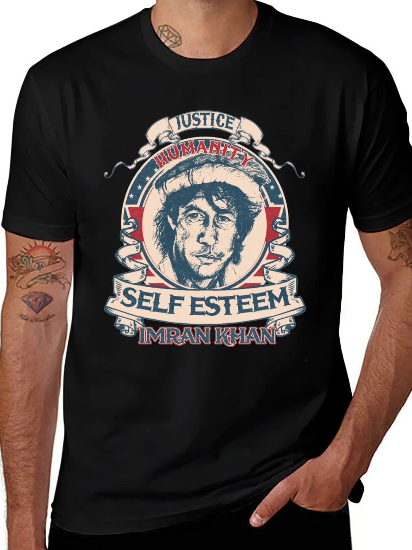 Imran Khan Graphic Print Tee