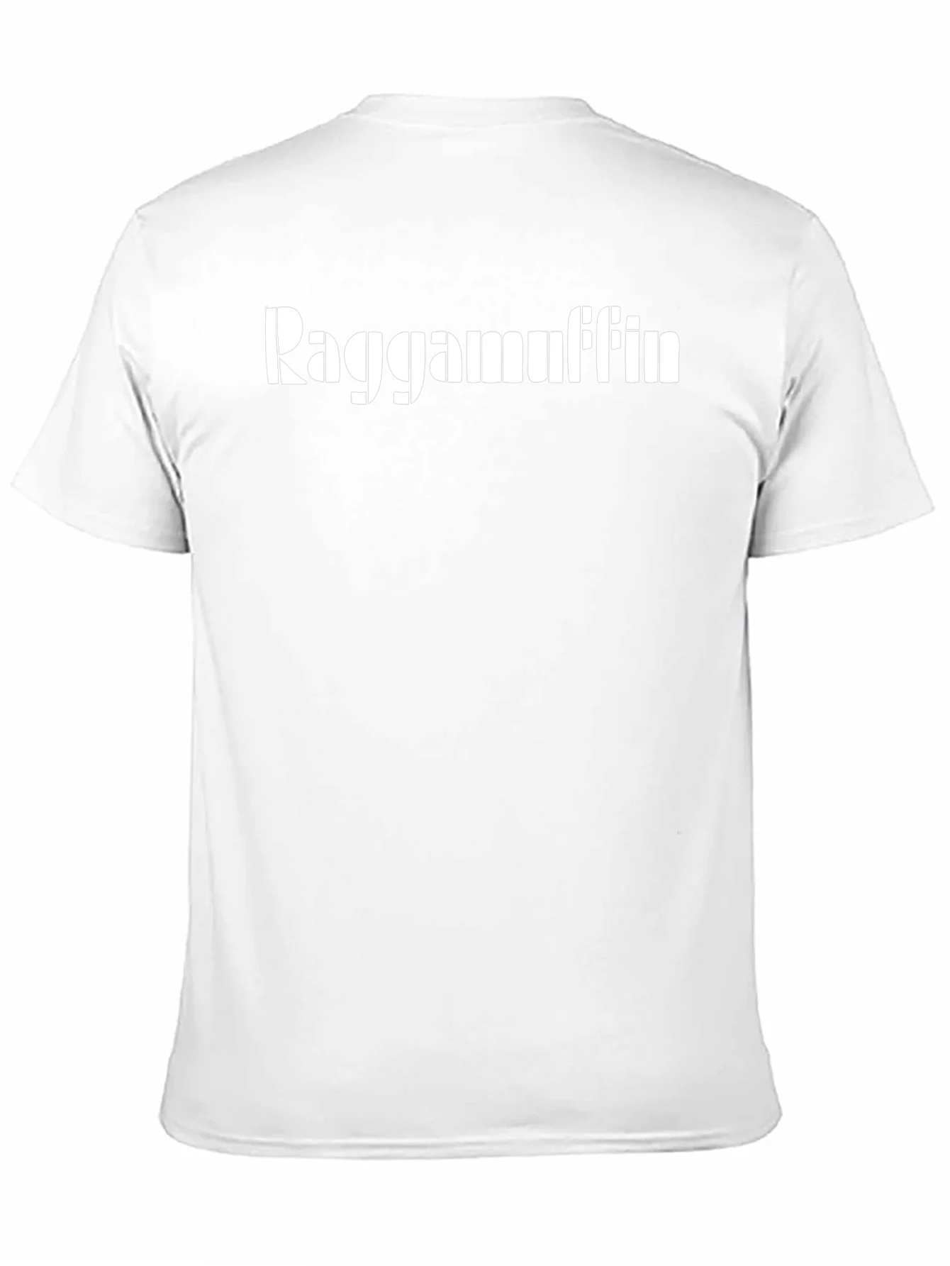 Raggamuffin Graphic T-Shirt - Black Casual Cotton Tee
