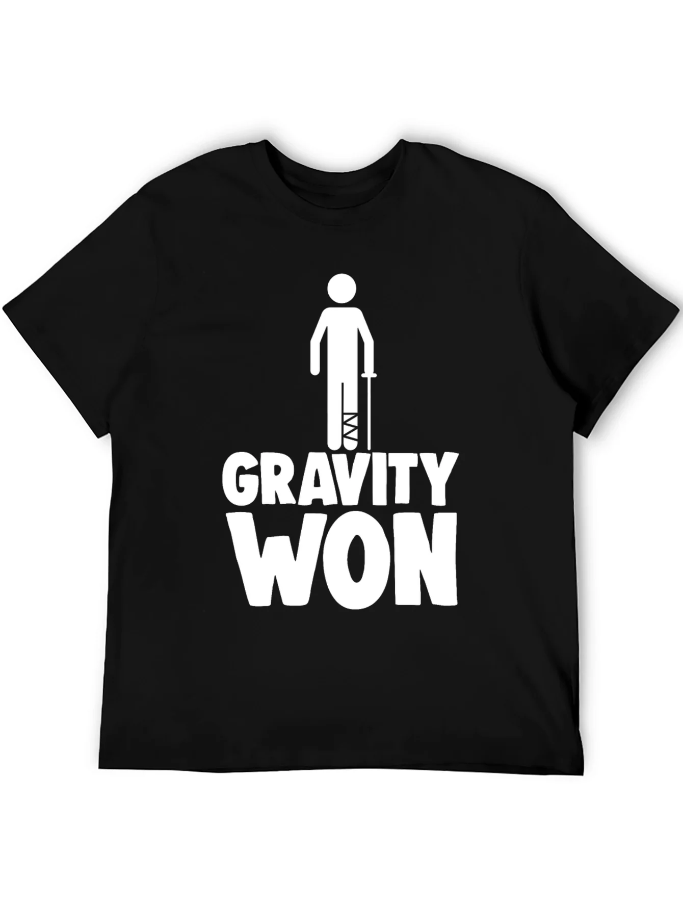 Gravity Won Funny Injury T-Shirt