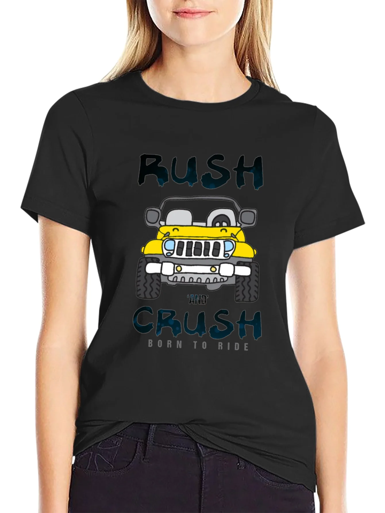Rush and Crush Born to Ride Graphic T-Shirt