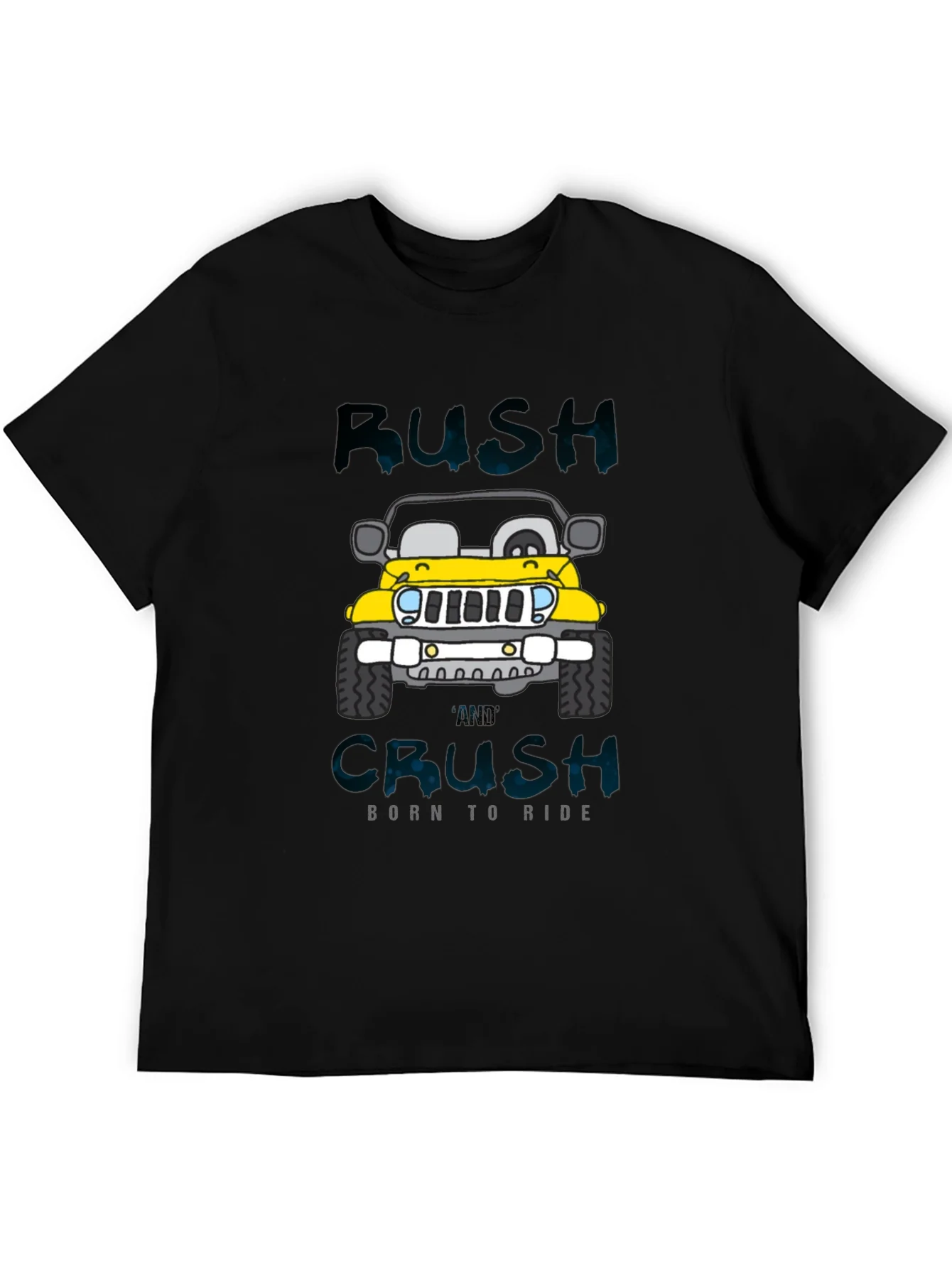 Rush and Crush Born to Ride Graphic T-Shirt