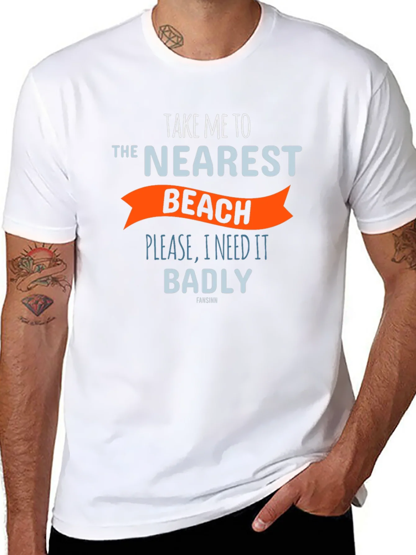 Beach Lovers T-Shirt: Take Me To The Nearest Beach!