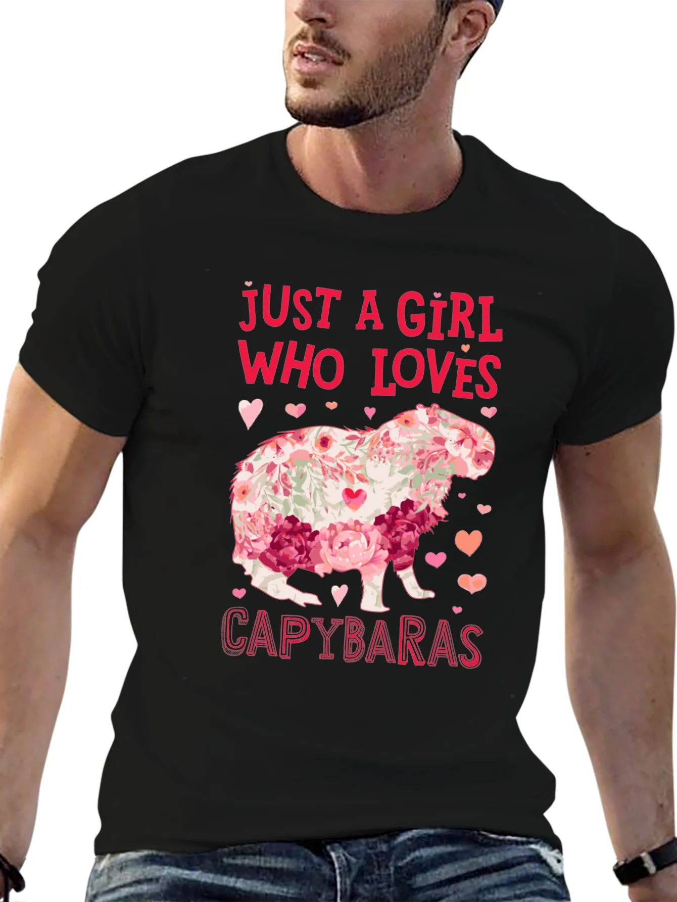 Just A Girl Who Loves Capybaras T-Shirt