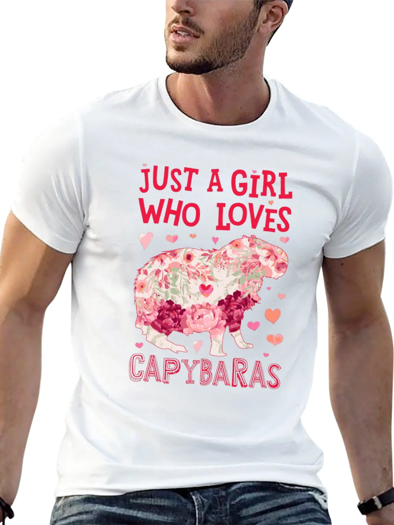 Just A Girl Who Loves Capybaras T-Shirt