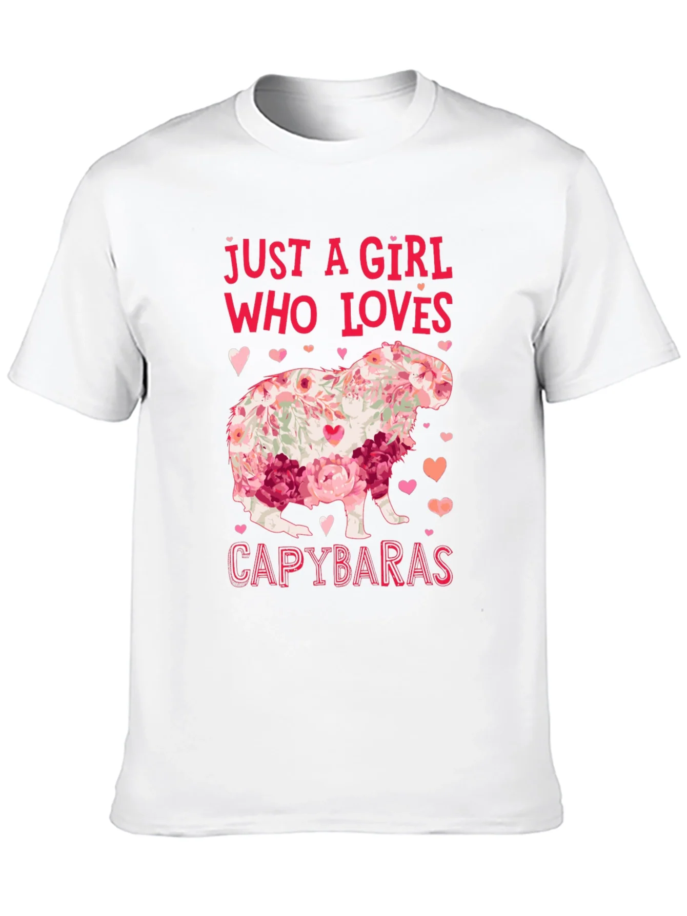 Just A Girl Who Loves Capybaras T-Shirt
