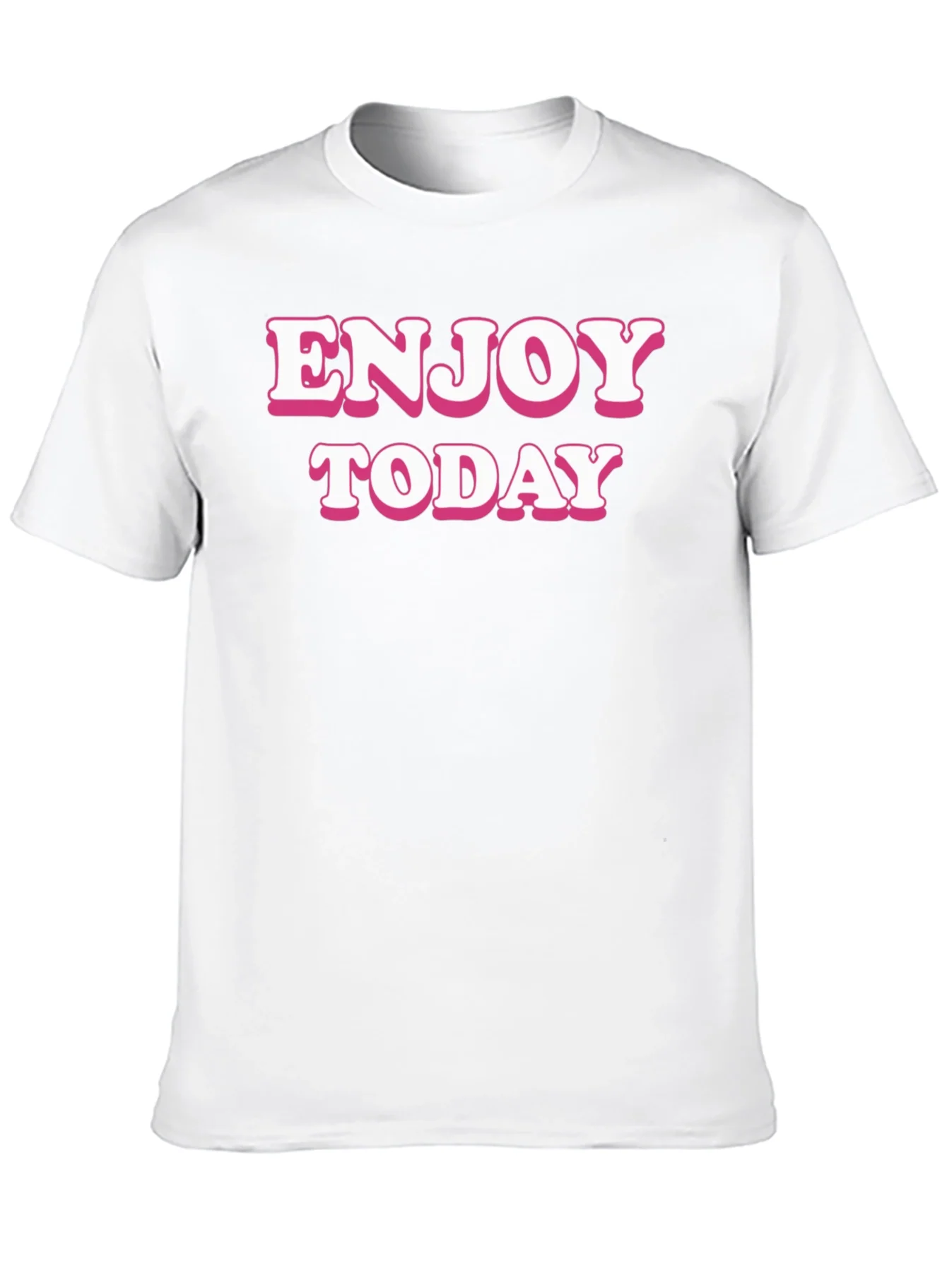 Enjoy Today Black Graphic Tee