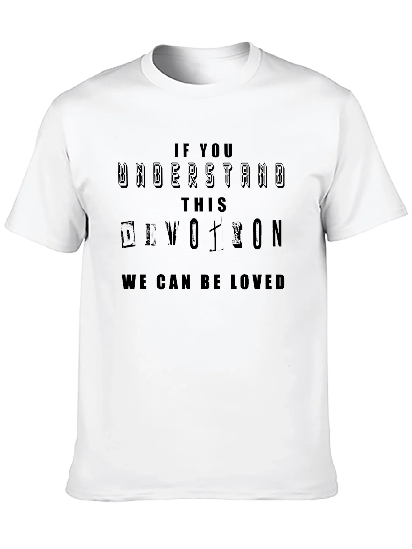 Devotion Graphic T-Shirt - Unisex Black Tee