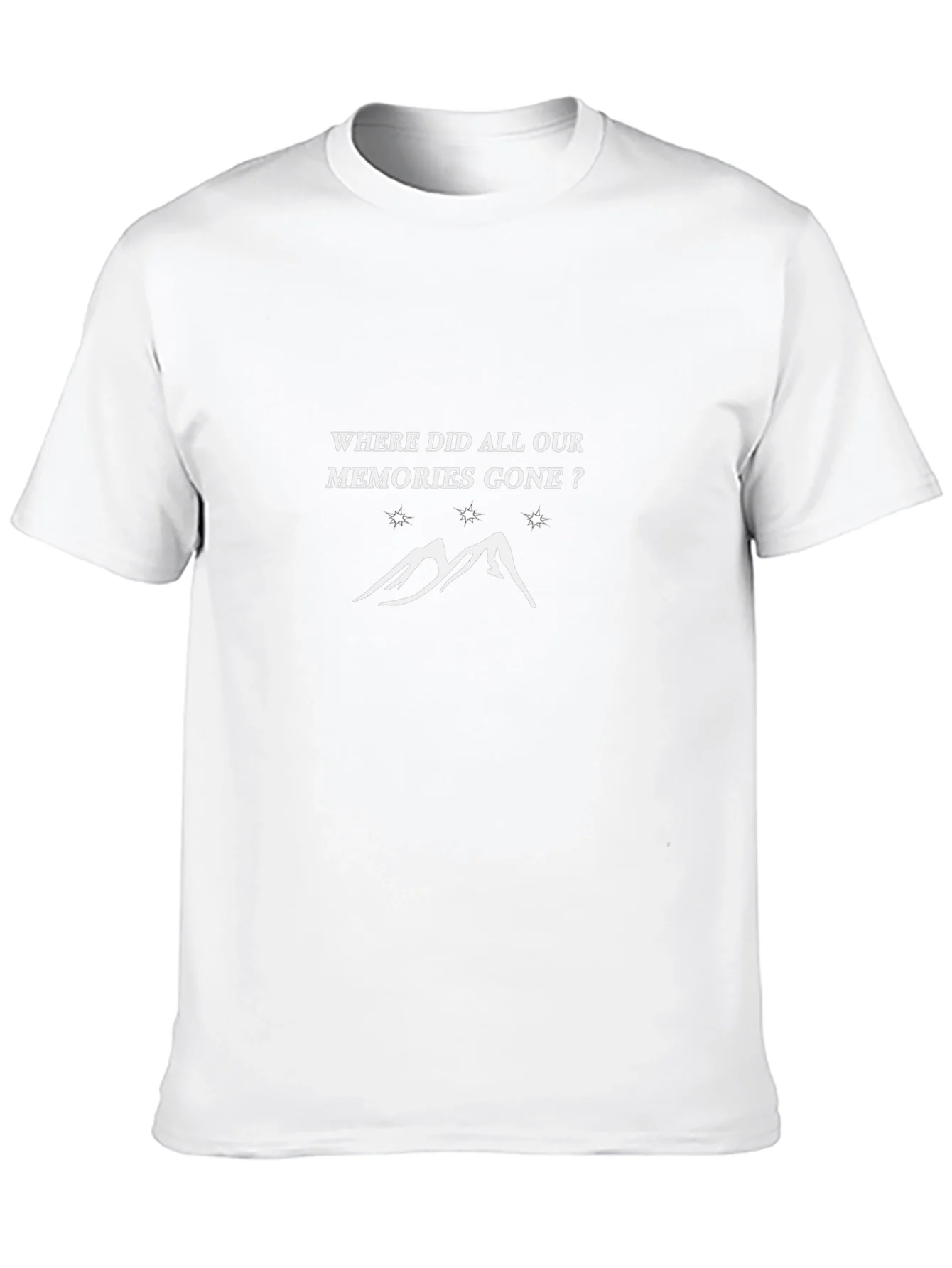 Memories Gone Graphic Tee - Black T-Shirt