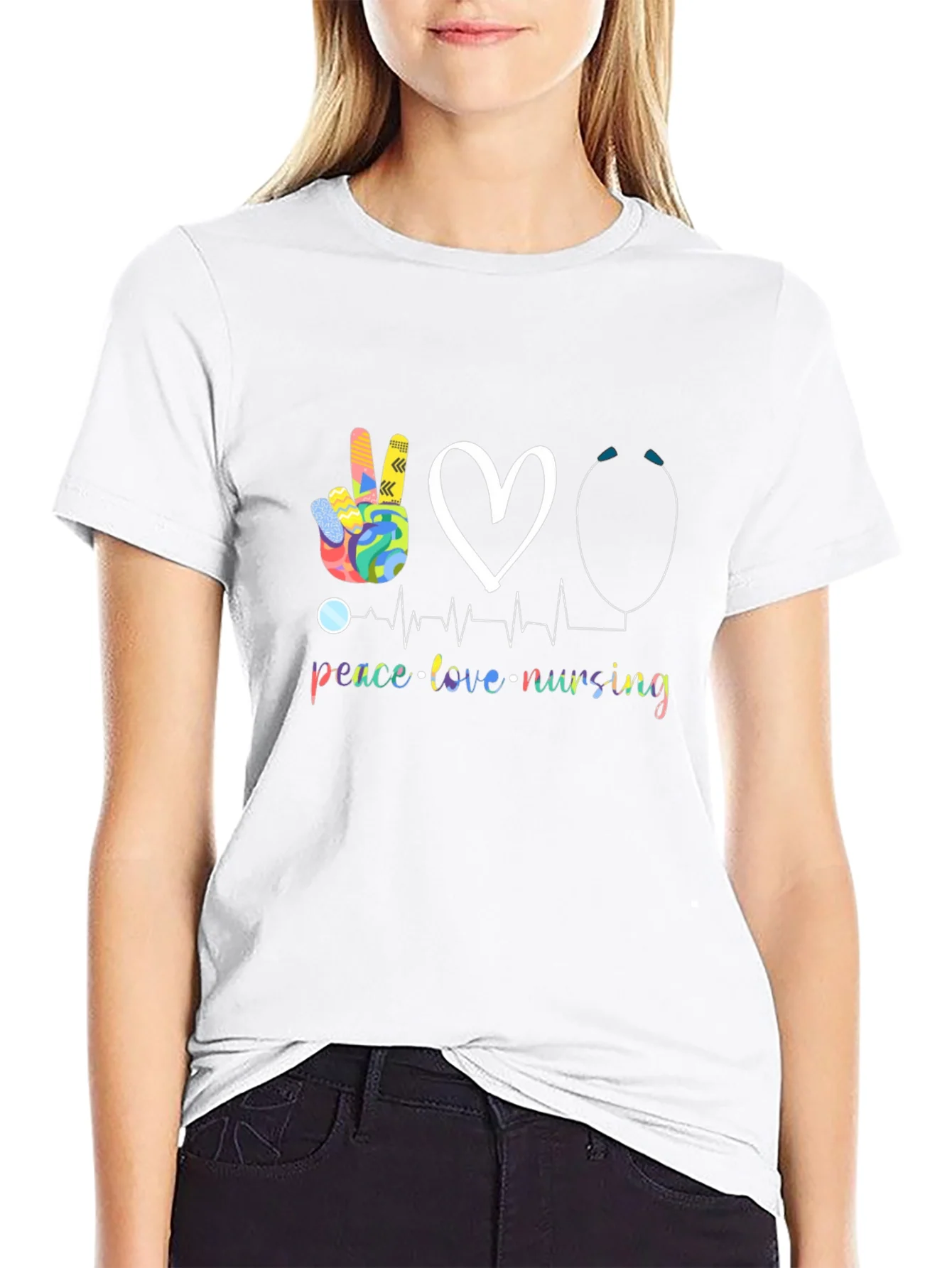 Peace Love Nursing T-Shirt