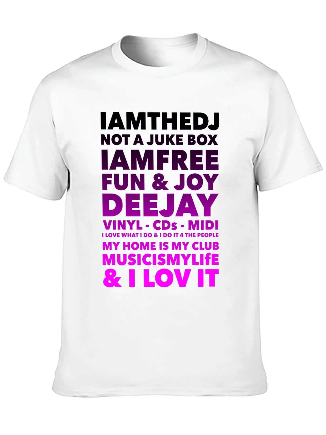 I Am The DJ Graphic T-Shirt